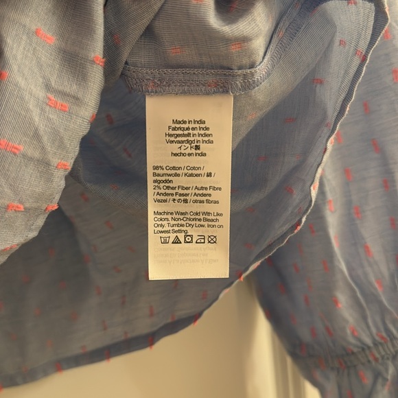 J. Crew Factory Long Sleeve Ruffle Top - Picture 4 of 7